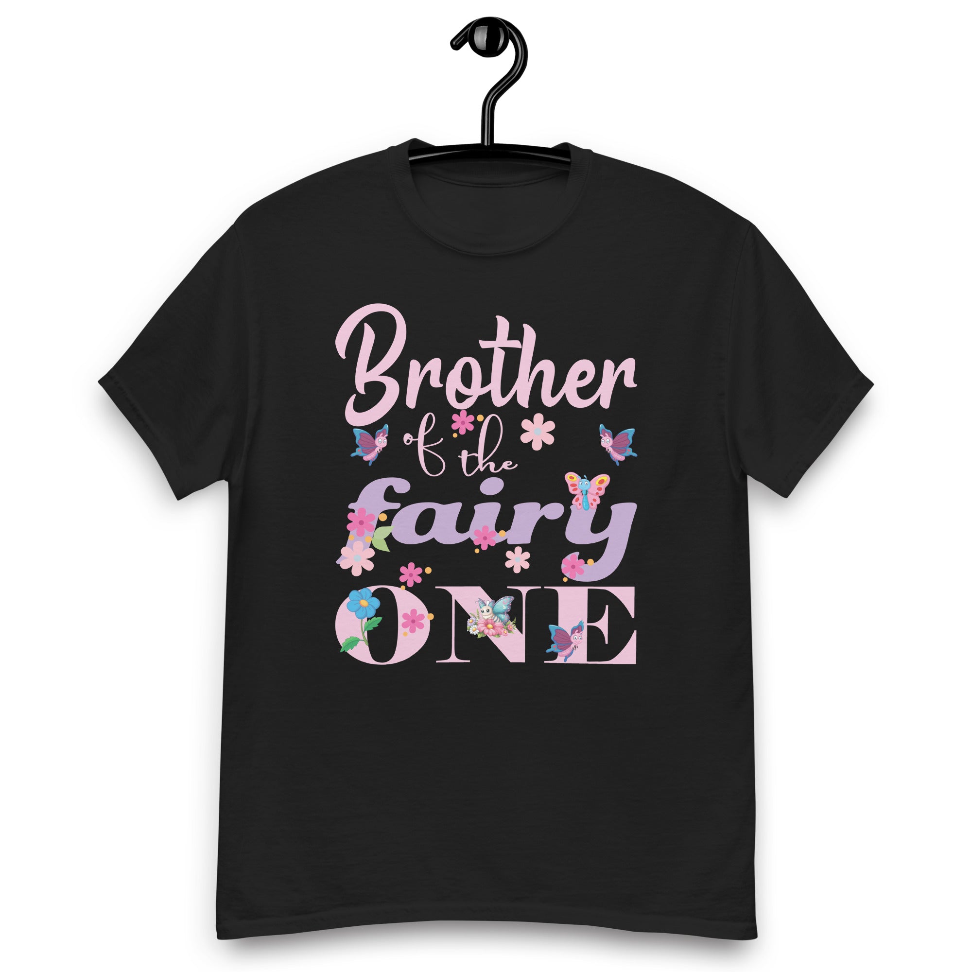 brother-of-the-fairy-one-bro-1st-birthday-party-family-unisex-classic-tee